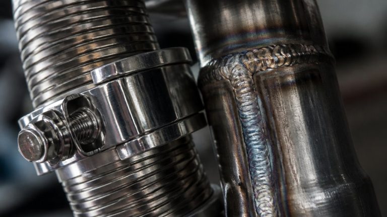 clamp versus welded exhaust