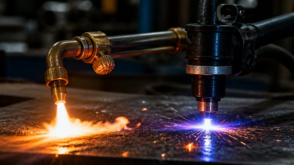 cutting methods acetylene vs plasma