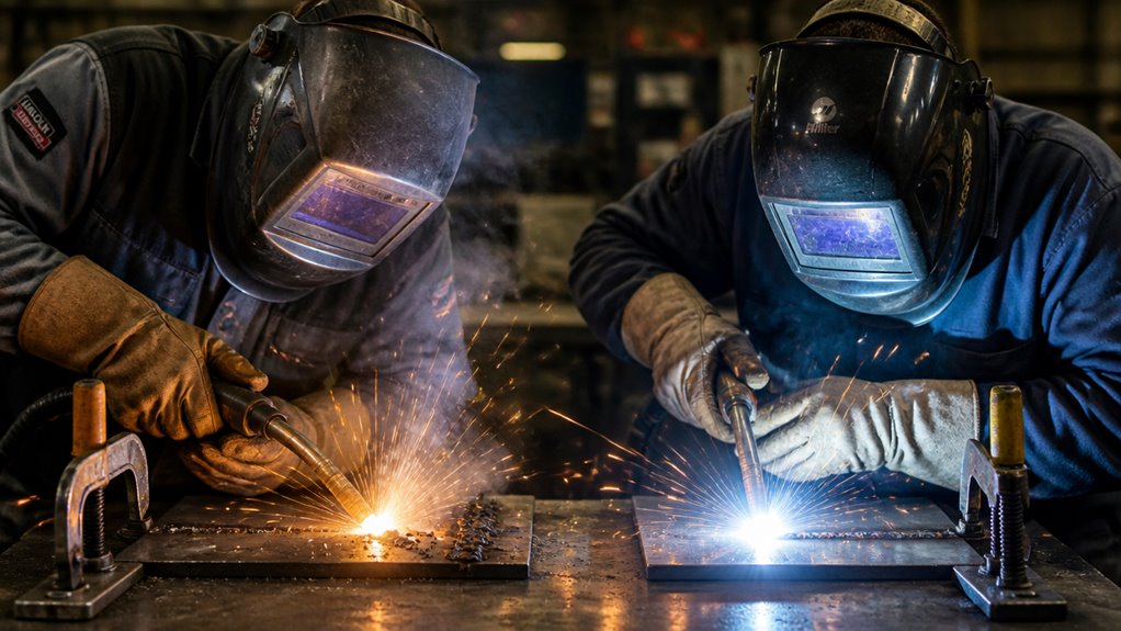 flux cored versus mig welding