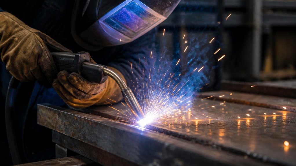 mig welding is most common