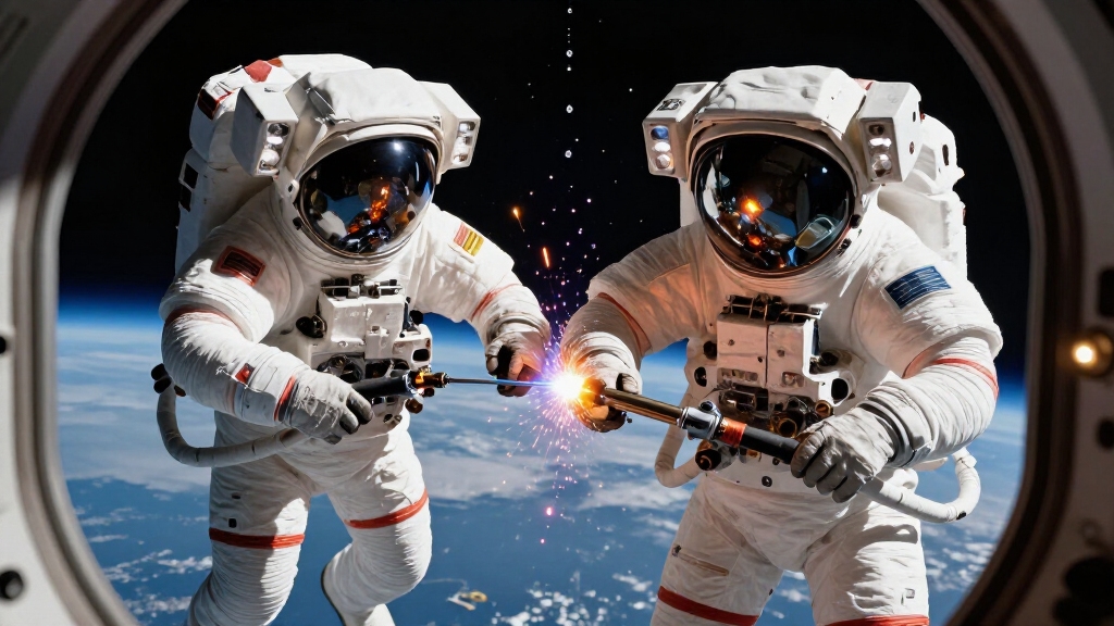 vacuum microgravity beam welding