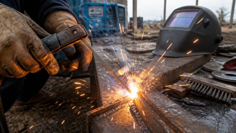 versatile outdoor dirty metal welding