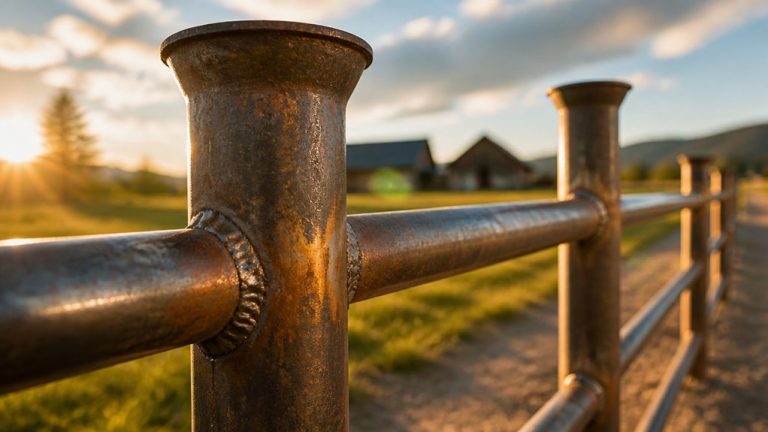welded pipe fence designs