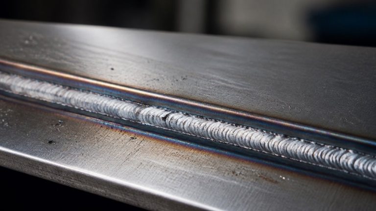 overlapping metal pieces joined