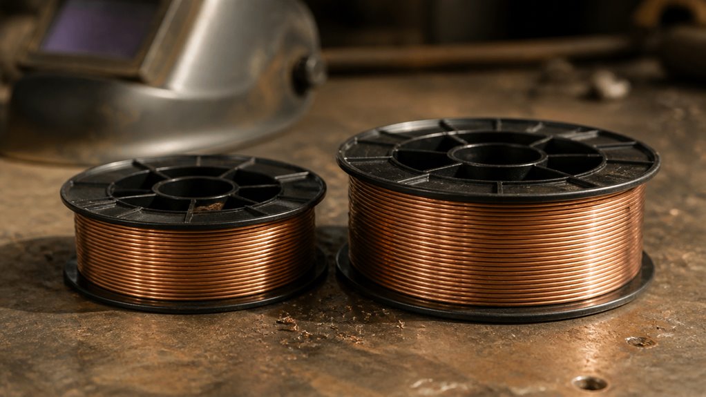 wire diameter comparison 030 vs 035