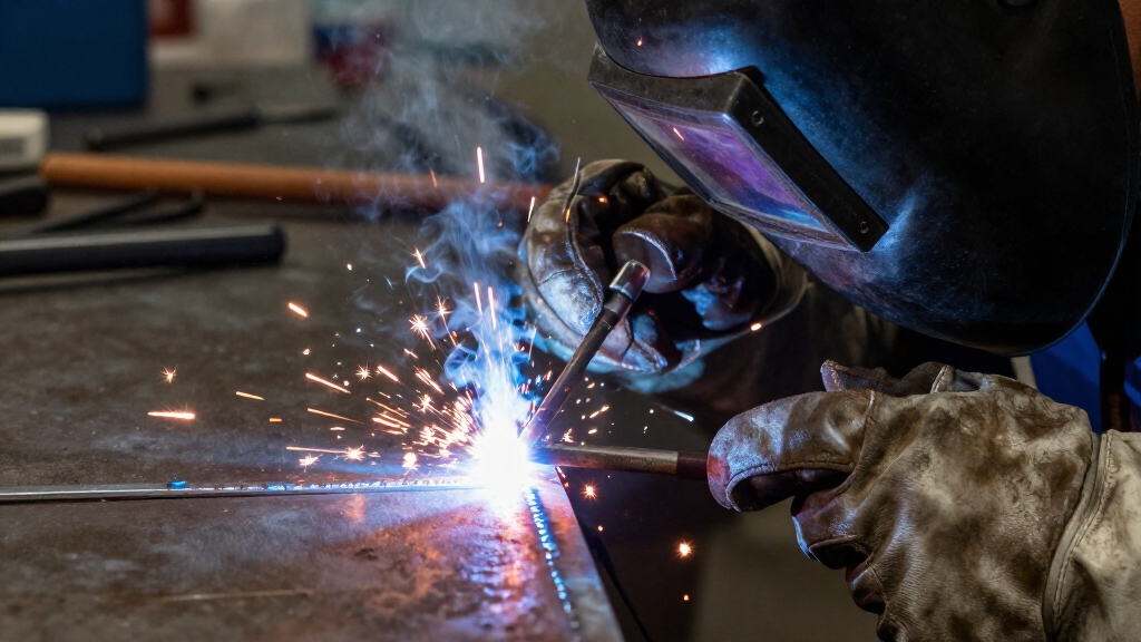 manual flux shielded arc welding