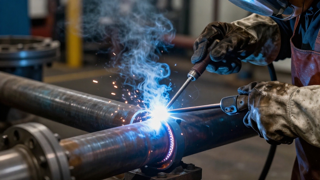 pipefitting welding secure joints